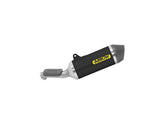 Silencioso ARROW Race-Tech de aluminio oscuro con fondo en carbono para KTM 790 Duke 2018-2020